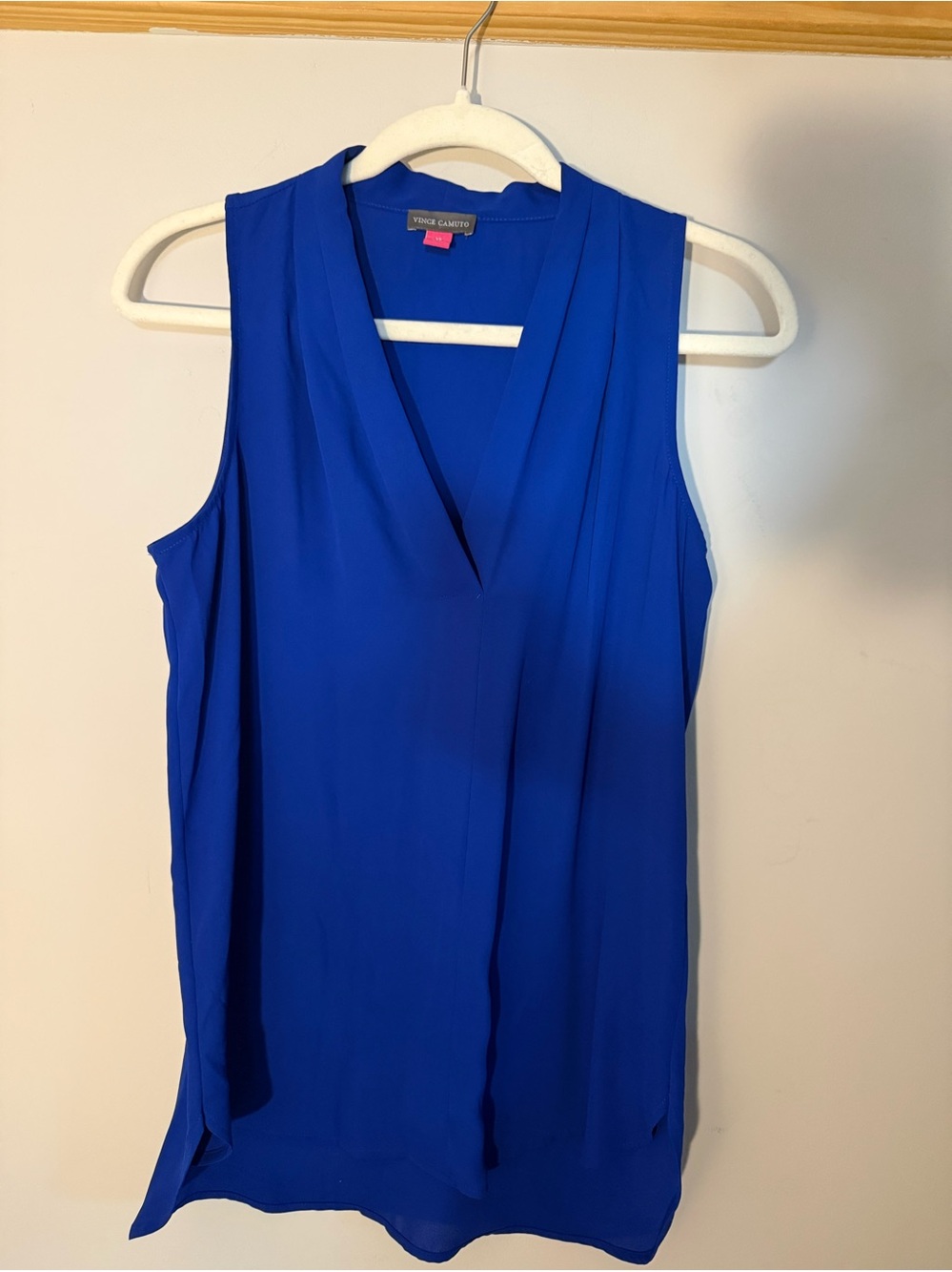 Vince Camuto Cobalt Blue Sleeveless V-Neck Camisole